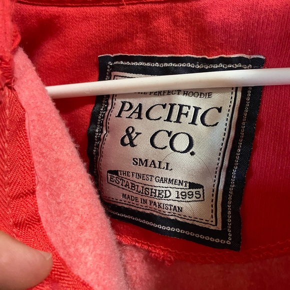 Retro Pink Lake Gil Okoboji IOWA Full Zip Large Graphic Women’s S Hoodie - Picture 8 of 8